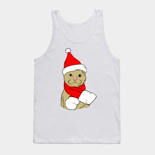 Cat In Hat Tank Top